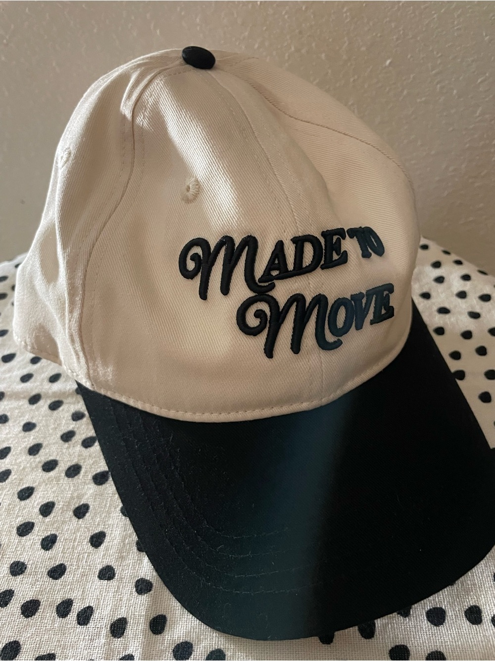 Bandolier 'Made to Move' Two-Tone Cap - Cream & Black